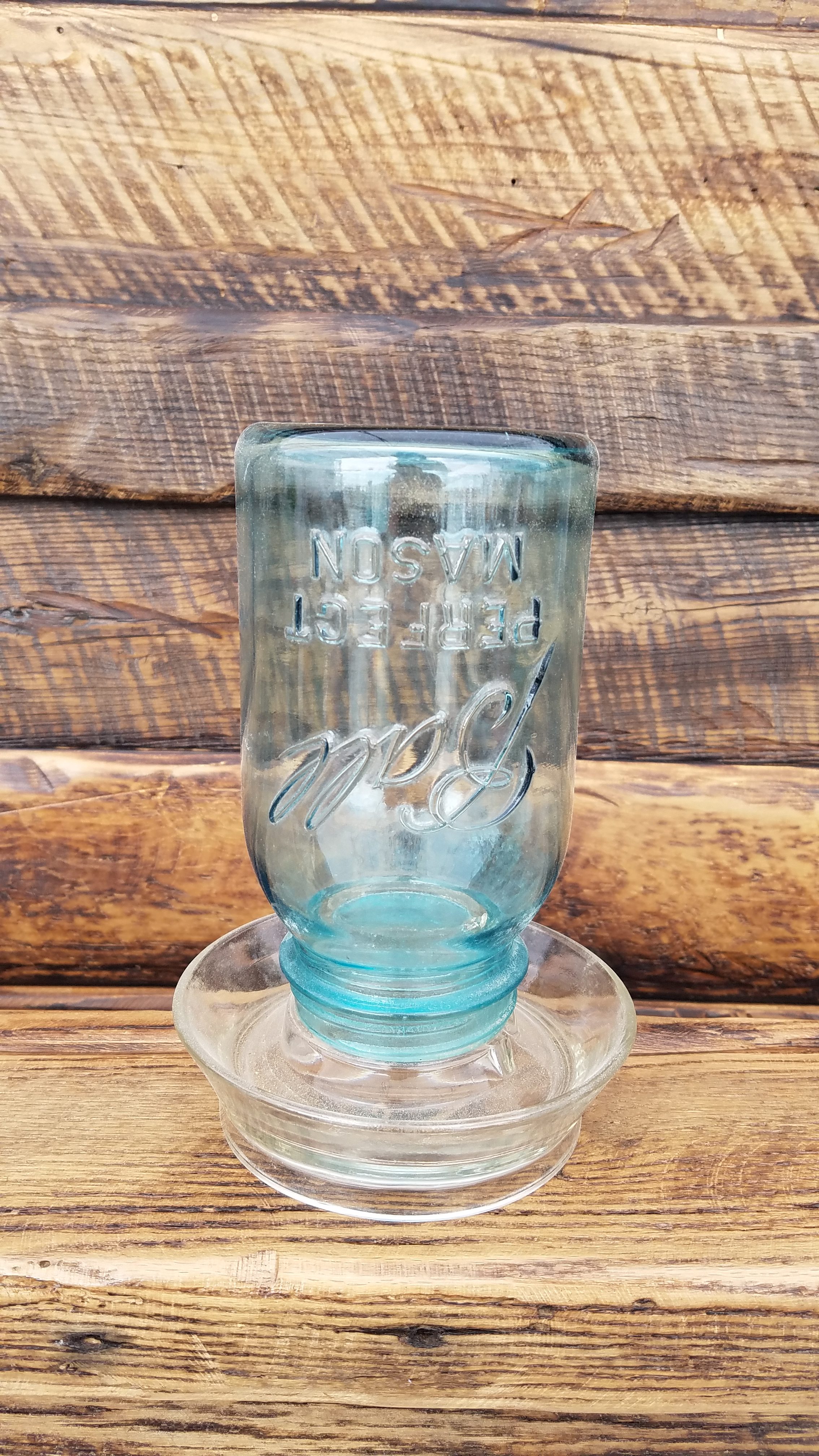 Glass Chick Waterer ⋆ Red Rooster Trading Company
